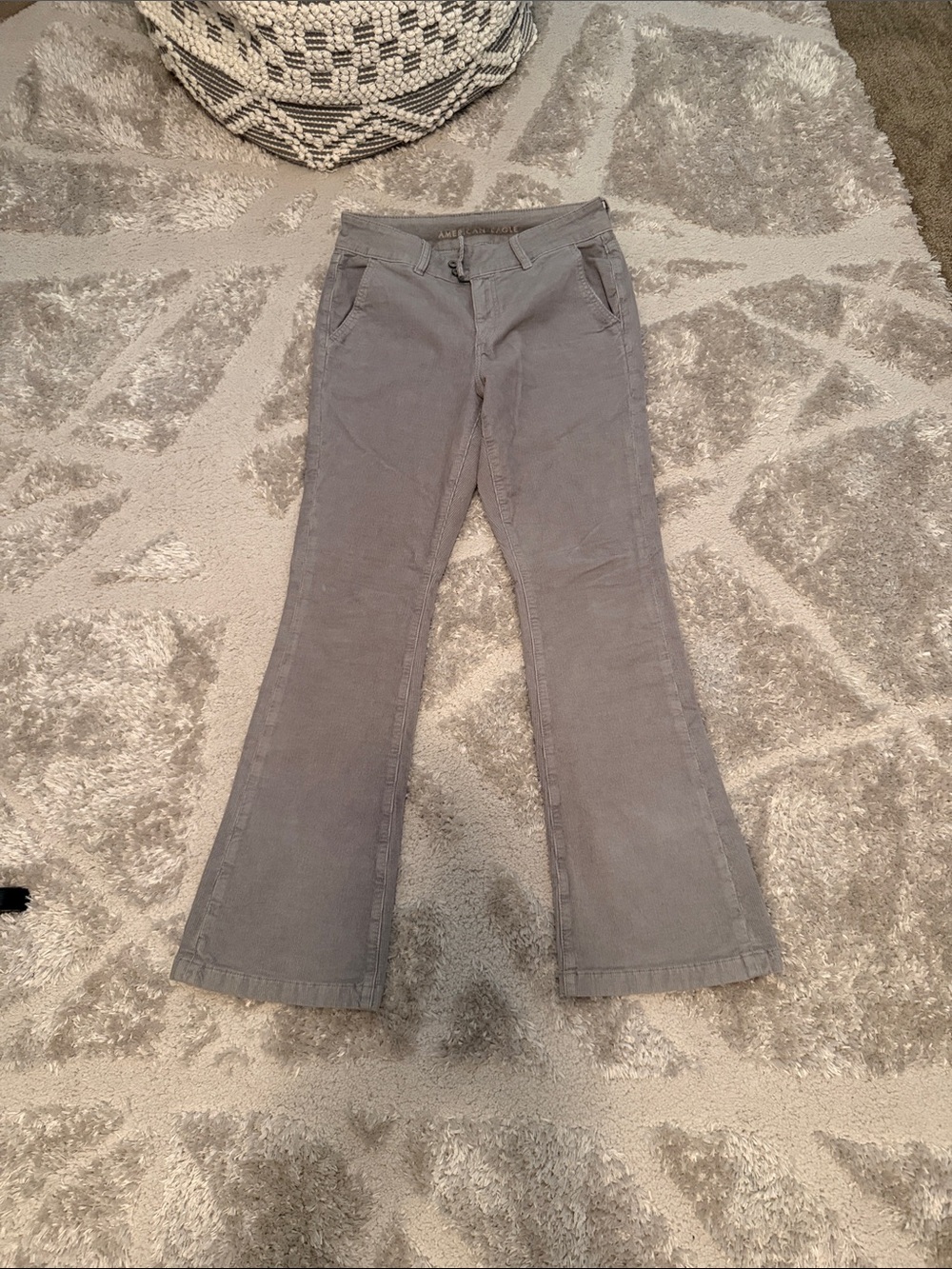 American Eagle Outfitters Gray Flare corduroy.